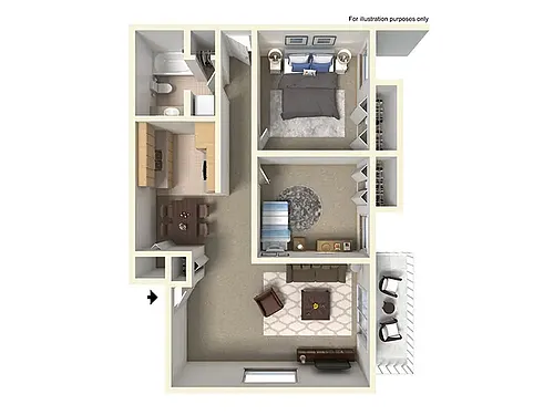 Floor plan 2x1C
