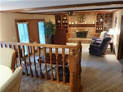Family Room with doors to screened porch