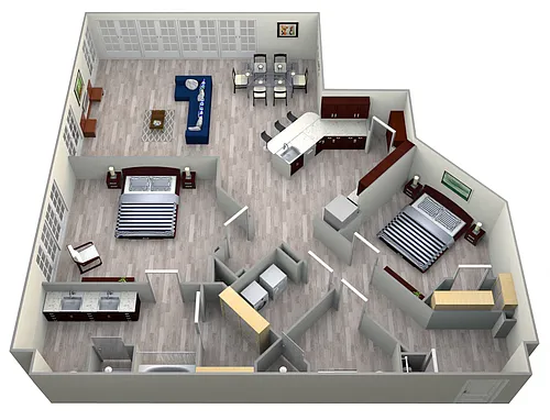 Floor plan 10B LOFTS