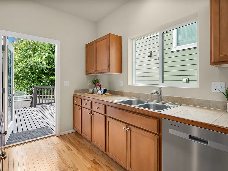 Kitchen to the Deck