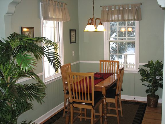 Dining room just off kitchen