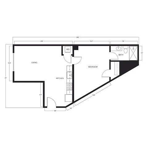 Floor plan A6-WY