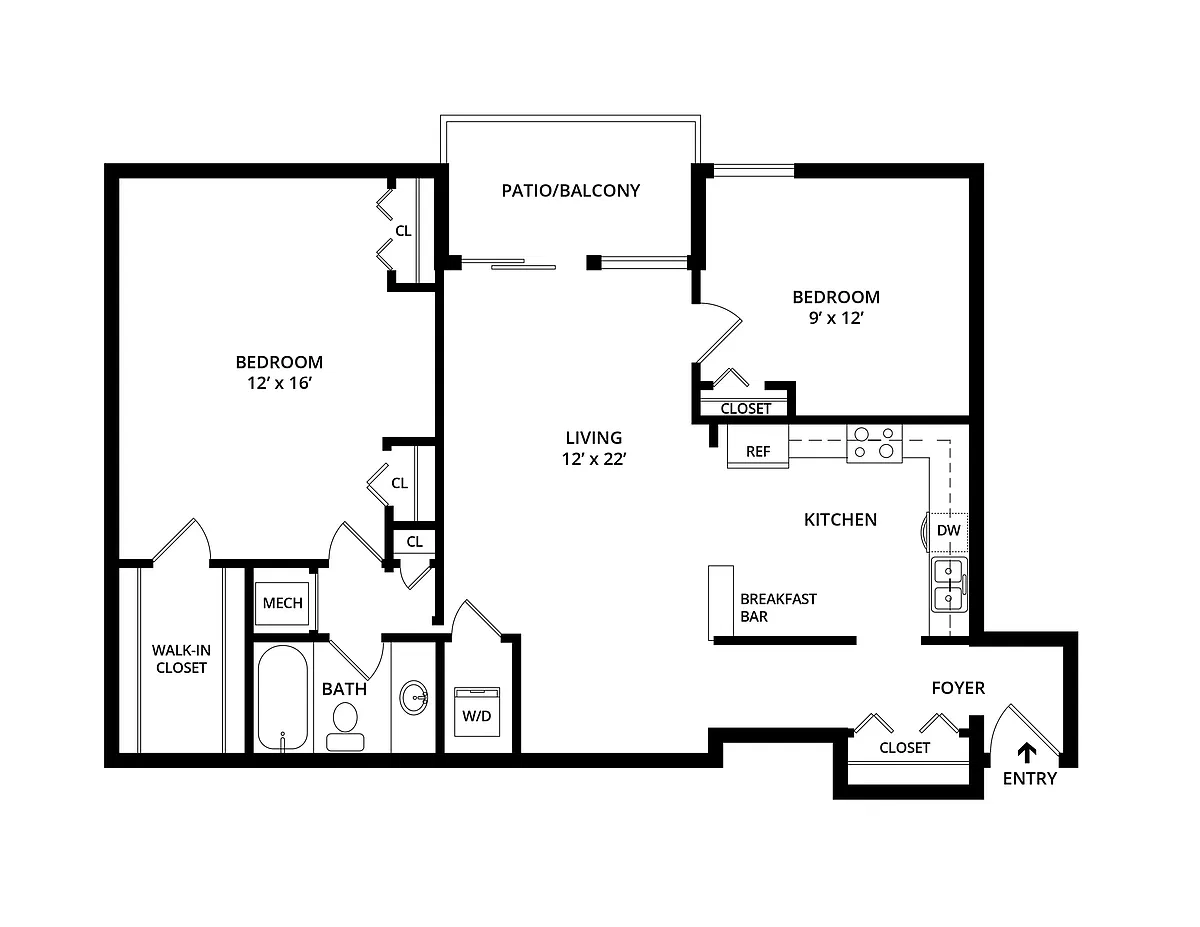 Floor plan B7