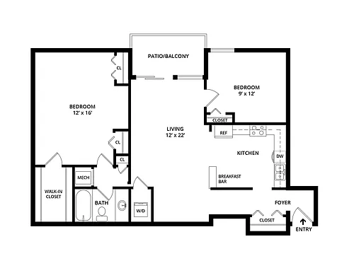 Floor plan B7