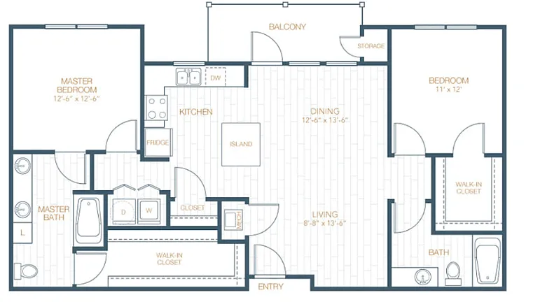 Floor plan B3