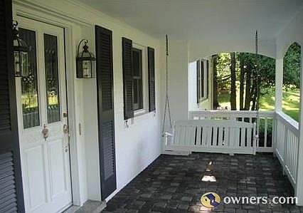 Front porch with swing