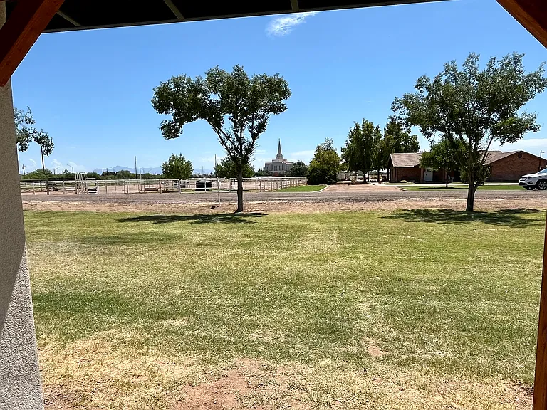 Large spacious front yard