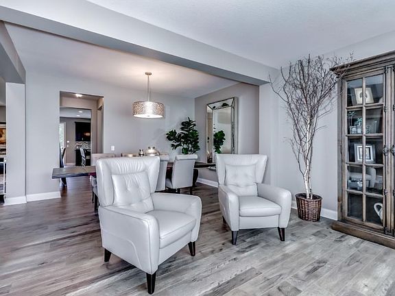 Large sitting/gathering space near front of home