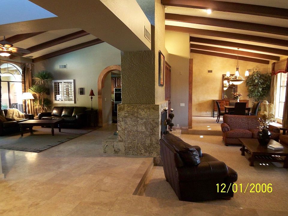 Main living area w/ see through fireplace!