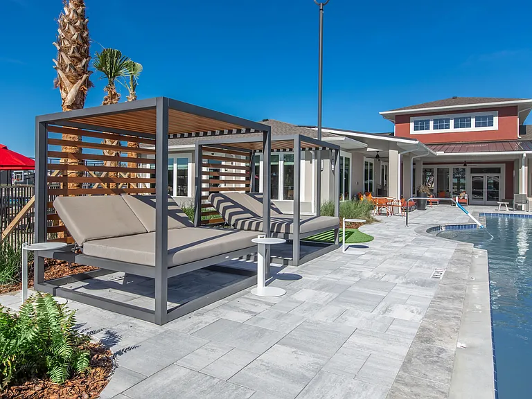Poolside Cabanas