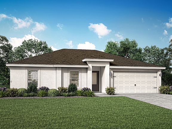 The Vero is a beautiful single story home with front yard landscaping