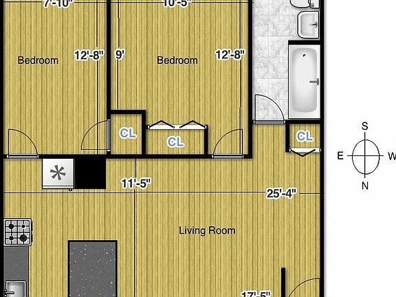 2nd image of 206 W 99th St APT 5D
