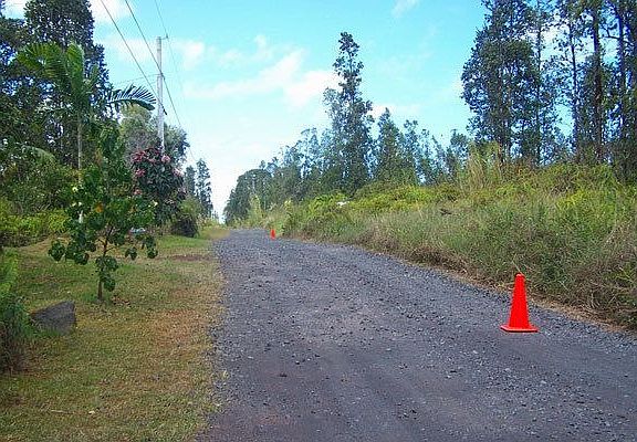 Looking towards lot 70 from across 39th Avenue.