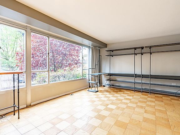 All shelving has been removed