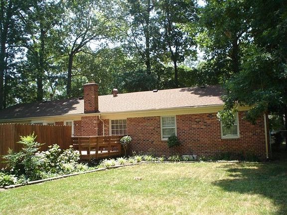 Rear of home