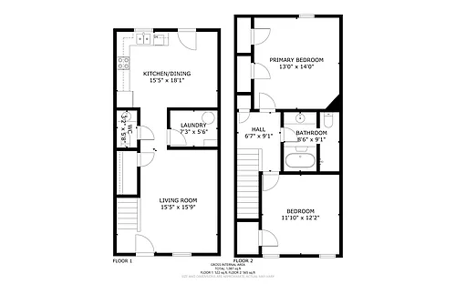 Floor plan Townhome