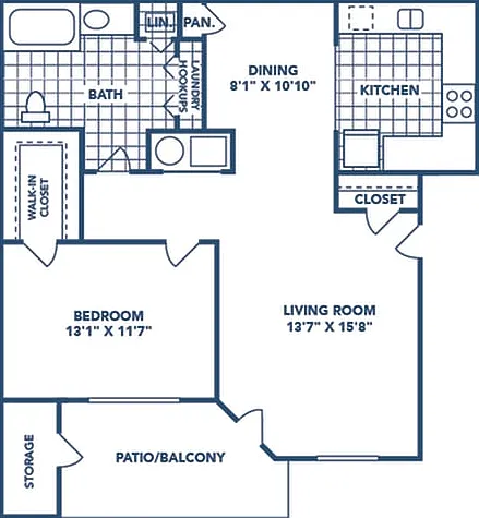 1 Bedroom | 1 Bath | 842 SF 1 Bedroom | 1 Bath | 842 SF