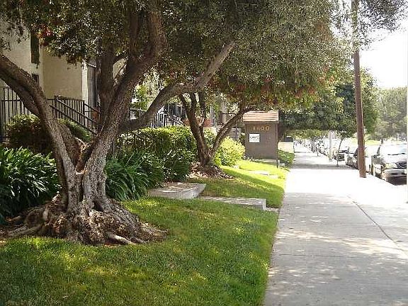 Front of complex 