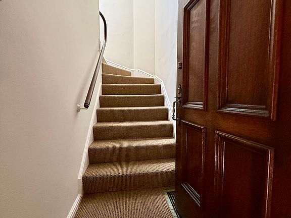 Staircase to top floor apartment