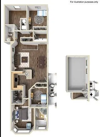 Floor plan Ambassador 3b ranch