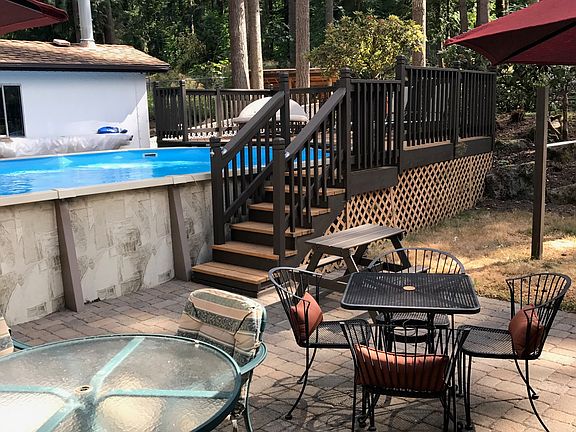 with heater, large patio