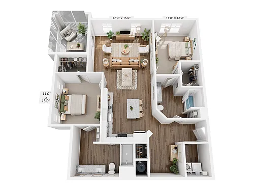 Floor plan B3