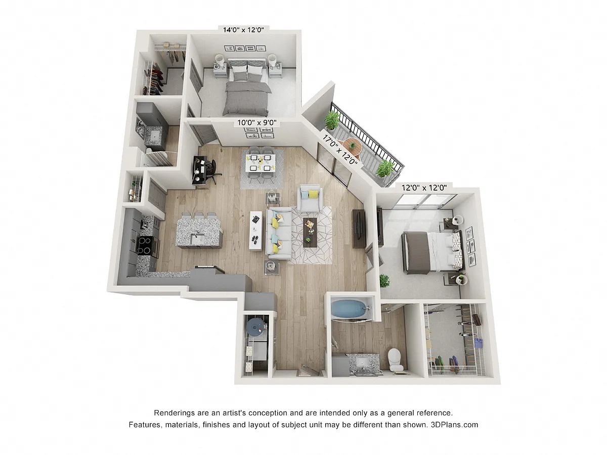 Floor plan The Wilson - B10
