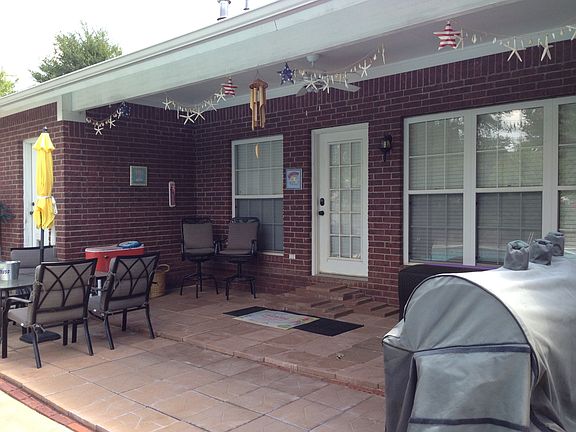 Large open patio