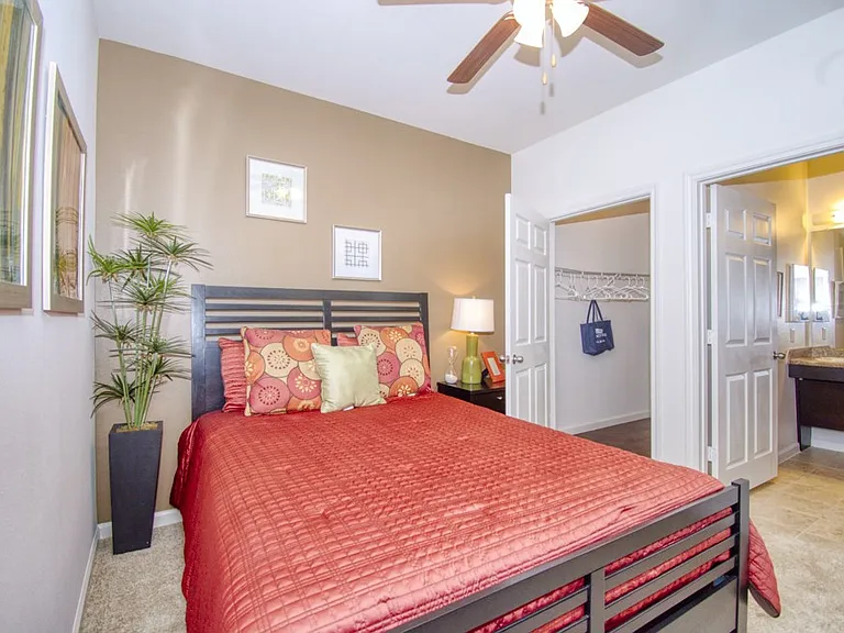 Additional bedroom space with natural light