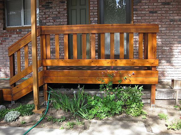 Front deck