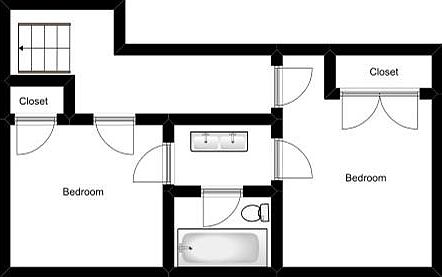 Lower Level -Not to Scale