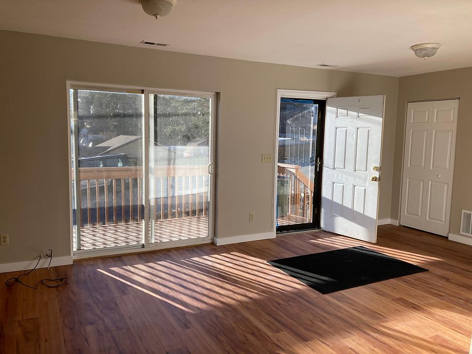Main living area entry and deck