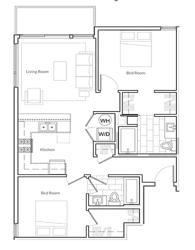 Floor plan Longs