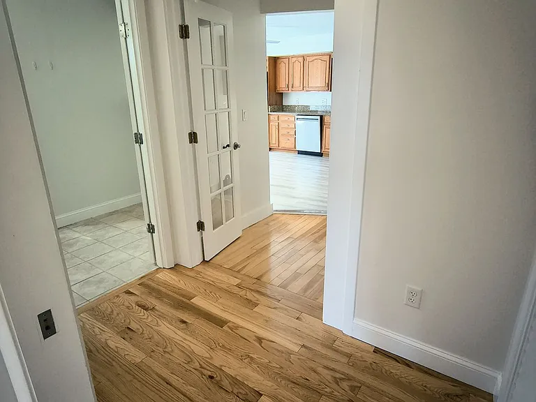 Main Hall connects the kitchen 2 bedrooms and living room space.
There is also a large storage area above both bedrooms through a pulldown stairway access