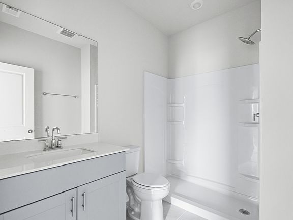 A private bathroom is convenient for family and guests.