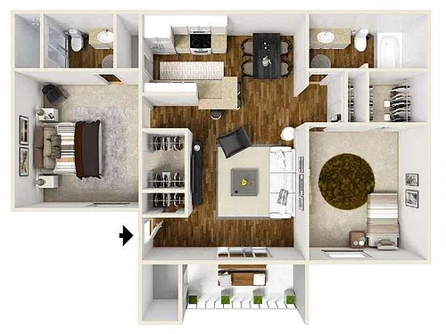 Floor plan Cayenne