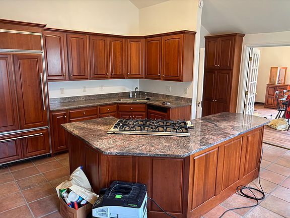 Kitchen looking into dining room