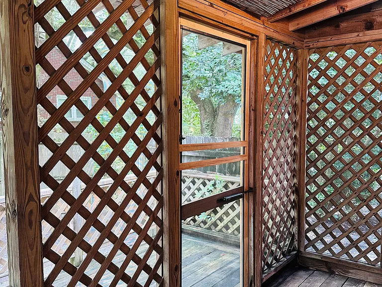 Back screened in porch