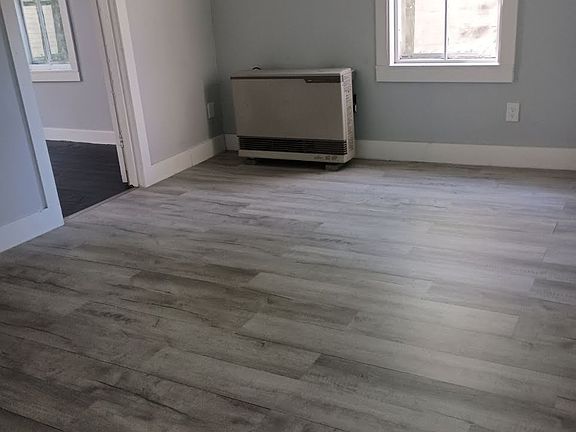 Living room, with direct vent propane gas heater