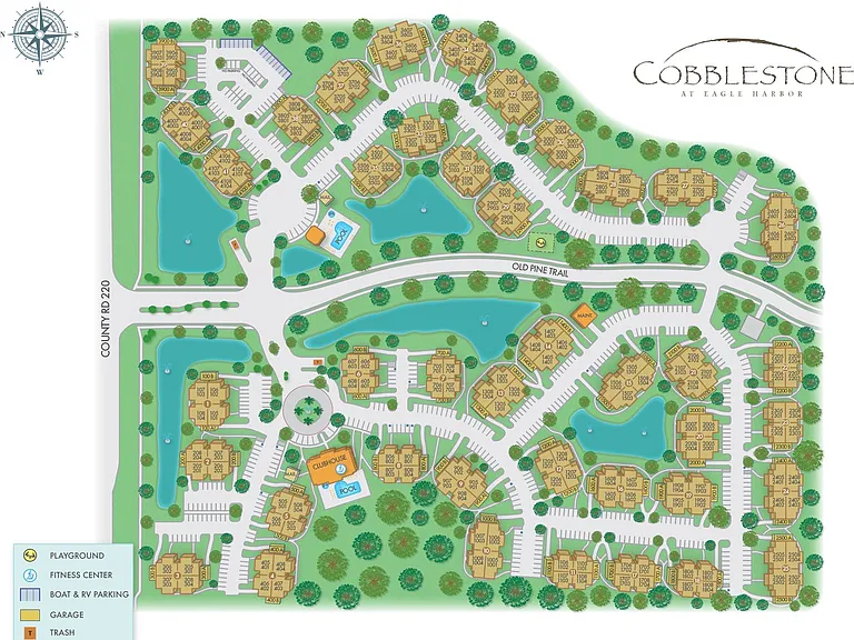 Cobblestone at Eagle Harbor community map