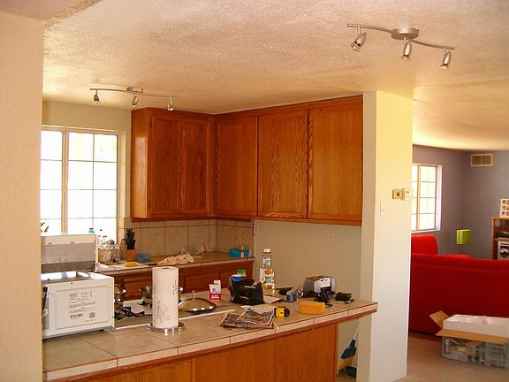 Kitchen with new countertops