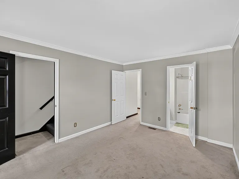 Master bedroom and hall way upto attic room