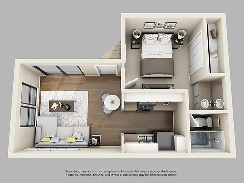 Floor plan A1 496