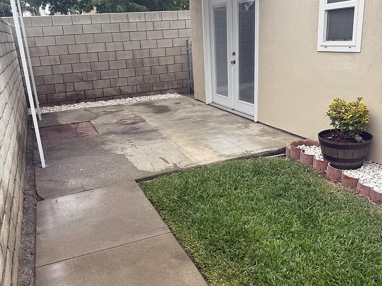 Covered patio