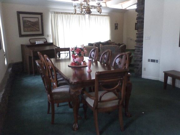 dining and second living area