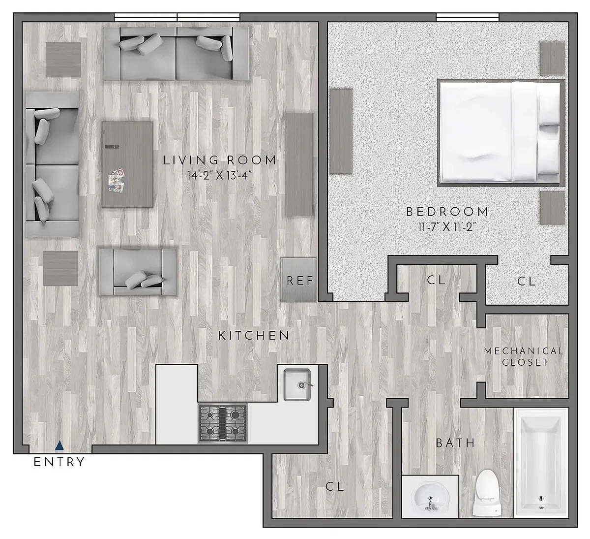 Floor plan A1 - Bunt II