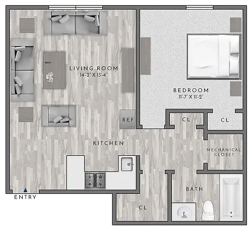 Floor plan A1 - Bunt II