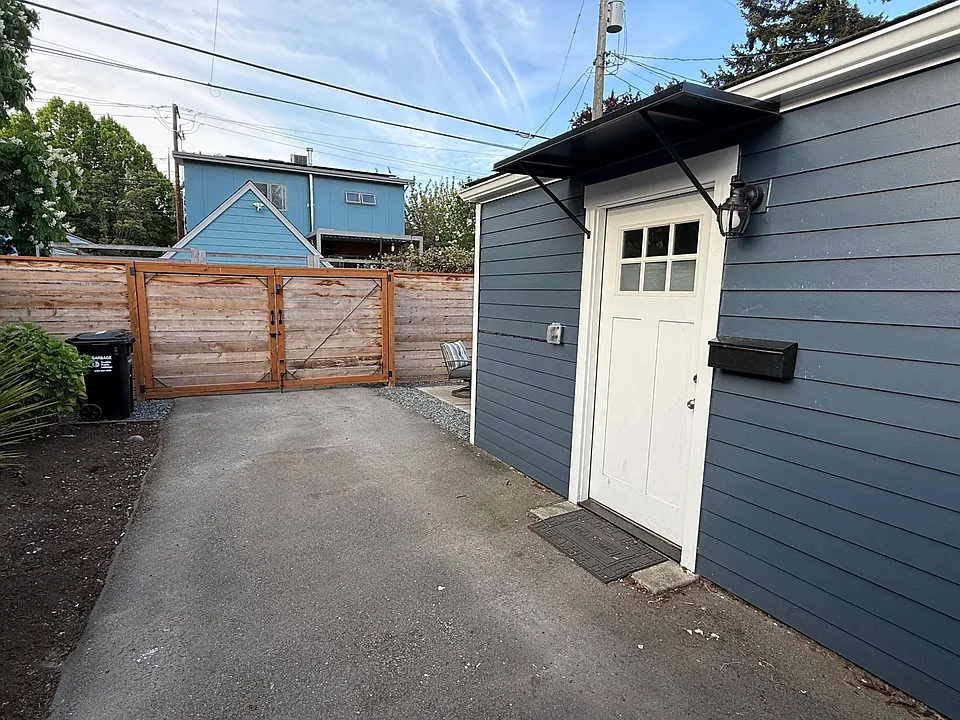 Secure off-street parking, or park on the street to extend your outdoor space