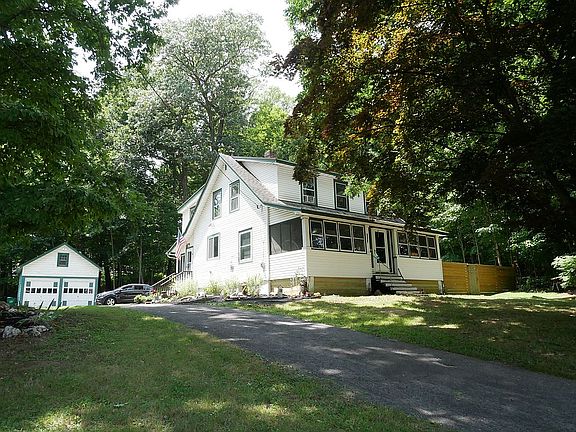 house and detached garage