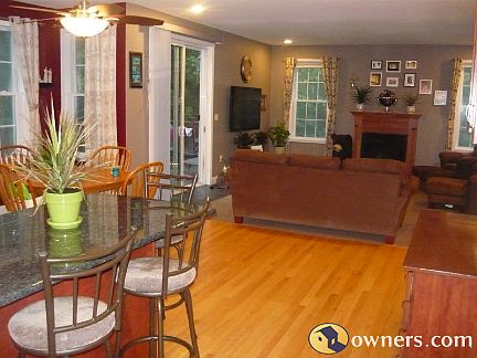 Kitchen opens to Family Room